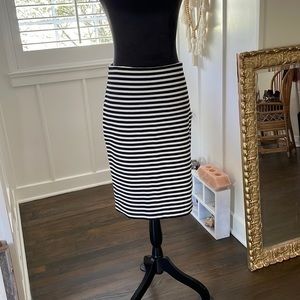 Striped Pencil Skirt size 6